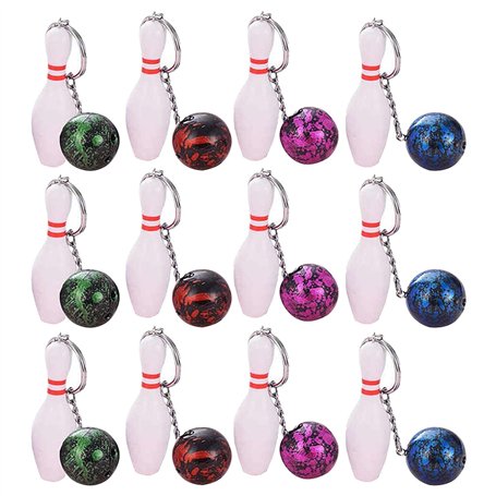 Tkxjry Lot De 12 Bowling Clé Pendentif