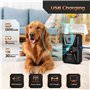 Bubbacare Anti Aboiement Chien Ultrason, 3 Niveaux Boitier Anti Aboiement avec Longue Portee, Rechargeable & Etanche Dispositif