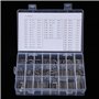 Akozon 280Pcs Goupilles Cylindriques en Acier Inoxydable Assortiment Kit, Split Printemps Goupille ension Rouleaux Set M1.5 M2 M