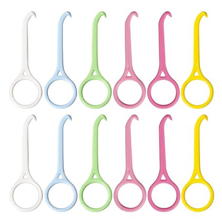 TRKETK 12 Pièces Outil de Suppression d'Aligner Outils de Retrait d'Aligneur Invisibles Dissolvant d'Appareils Dentaires à Croch