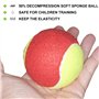 GBKDQQ Lot de 6 balles de tennis : balles de tennis débutants, balles d'entraînement pour enfants, stade 3, balles d'exercice or