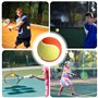 GBKDQQ Lot de 6 balles de tennis : balles de tennis débutants, balles d'entraînement pour enfants, stade 3, balles d'exercice or