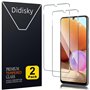 Didisky Lot de 2 Protecteur Verre Trempé pour Samsung Galaxy A32 4G