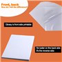 25 Feuilles Papier Autocollant Transparent,Autocollants Vinyle Jet D'encre A4,Film Autocollant Papier D'impression, Film Autocol