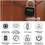 mizikuu Verrouillage de Temps, Smart Time Lock avec écran LCD Verrou de Synchronisation Cadenas de Sécurité Rechargeable USB Cad