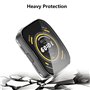 HOMTERN Coque compatible avec AMAZFIT BIP 5, coque transparente en polycarbonate rigide avec film de protection d'écran en verre