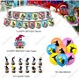 Doyomtoy 30 Pièces Ballons de fête Skateboard Cake Toppe pour Fête à Thème Skateboard pour