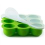 PIQIUQIU bébé Food Rangement Nourriture,Récipient de Stockage en Silicone pour Aliments pour bébés, avec Couvercle, pour,glaçons