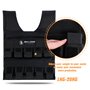 5BILLION FITNESS Gilet lesté 1kg-20 Kg Réglable Gilet Poids Unisexe Poids en fer Musculation pour Poids Entrainement Musculation