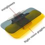 Gearmax® 2 en 1 Pare Soleil de Voiture Anti-Reflet Diminution Anti-Eblouissement pour Chauffeur Conducteur