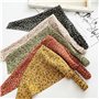 Lot De 5 Bandanas Triangulaires avec Motif Floral - Bandana élastique pour Bandana - Triangle - Ajus