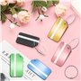 Lot de 10 Étiquettes de Bagage pour Valises en Aluminium Étiquettes Valise en Métal Étiquettes de Voyage Luggage Tag Étiquettes