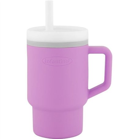 Ma premiere tasse - INFANTINO - Silicone - Mauve lila