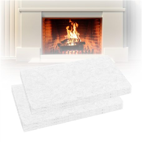 Sudnsadaks 2 Pcs Éponge en Céramique pour Cheminée