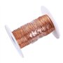 Fil de Cuivre Emaillé, 0,5mm x 50m Fil de Cuivre Emaillé Bobine de Fil pour les Transformateurs Inducteurs