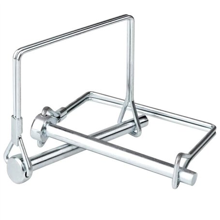 BITEFU 12pcs Goupille de Verrouillage Carrée 5/16 pouces (8mm) Goupille de Blocage Automatique de Sécurité en Acier au Carbone G