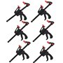 KAHEIGN Lot de 6 Pinces de Serrage Rapides pour Le Travail Du Bois