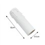Tubes de Bougie avec Gouttes 100 mm Bougies Gouttes Gouttes en Plastique Couvre les Tubes 10 Pièces