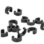 XHBTS Lot de 100 clips en plastique pour fixation de câble de frein de vélo