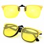 CREYESTAL Clip Lunettes Conduite de Nuit Polarisées