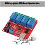 ASHATA Module de relais 4 canaux 12 V USB Smart Switch Contrôleur PC Module d'extension carte utilise une puce de contrôle USB i