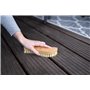Chinchilla® Brosse à récurer en Bois de hêtre fabriquée en Allemagne | Brosse en Forme de S, Brosse de Nettoyage, Brosse à Racin