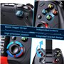 OBEST Manette de jeu Sans fil Multifonctionnelle, Manette PC Sans fil, Vibration à Double Moteur, Manette de jeu Bluetooth Sans 