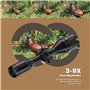 ESSLNB Lunette De Visee 3-9X50mm avec Parasol Tube et Télémètre Rouge Vert Bleu 3 Luminosité Réglages Viseur Point Rouge pour 20
