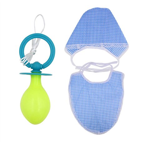 Amosfun Ensemble 3 Pcs DéGuisement DrôLe Adulte Avec TéTine