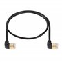 SinLoon Câble Ethernet RJ45 Cat8, 90 degrés mâle vers mâle, câble réseau haute vitesse Cat8, cordon de raccordement SFTP 40 Gbit