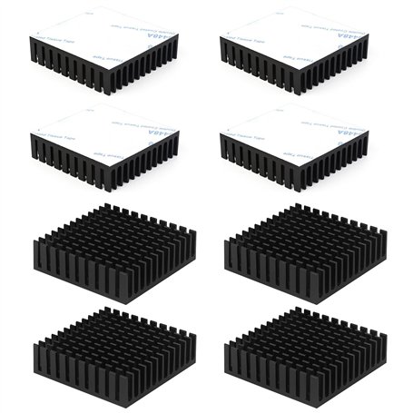 Iyowei 8PCS Dissipateur de Chaleur 40mm x 40mm x 11mm