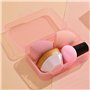 lot de 4 éponges de maquillage et pinceaux maquillages, pinceaux maquillages pour le teint ensemble pour un beau maquillage