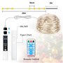 Diealles Shine Guirlande LED Interieur, 20M 200LED Guirlande LED à Pile, Blanc Chaud Guirlande Lumineuse Sapin de Noel pour Déco
