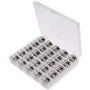 ANCLLO Lot de 25 bobines en métal multifonctionnelles pour Machine à Coudre Universelle avec étui-Canettes Bobine Navette Fil-po