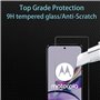 CHRINECY [5 pièces Lot de 3 films de protection d'écran pour Motorola Moto G13/G23 + 2 films de protection d'écran pour appareil