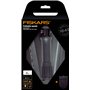Fiskars Pelle pliable pour camping et alpinisme, 2 en 1 : pelle ou pioche, Housse en tissu incluse, Longueur : 59 cm, Acier au b