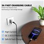 3A Chargeur USB C Câble Type C en Charge Rapide Nylon Tressé Câble Chargeur pour Samsung Galaxy S24