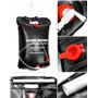 QWORK® 20L Sac Douche Camping, Sac de Douche Solaire avec Indicateur de Température pour Douche Extérieure