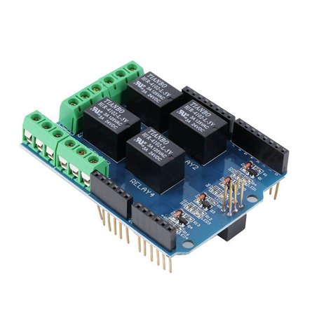 HiLetgo 5V 4 Canaux Relais Module pour Arduino UNO R3