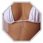 Jovono Star Body Chain Harnais Bikini Body Jewelry Chaîne Ceinture pour les femmes et les filles (Or)