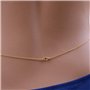 Jovono Star Body Chain Harnais Bikini Body Jewelry Chaîne Ceinture pour les femmes et les filles (Or)