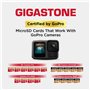 [5 Ans Récupération de données Gratuite] Gigastone Carte Mémoire 128 Go 4K Caméra Extreme, Professionnel pour GoPro Drone DJI Sw