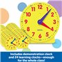 Learning Resources - LER2102 - Kit d'Horloges Big Time pour la Classe
