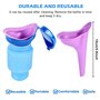 3 urinoirs rétractables - 750 ML - Urinoir d'urgence réutilisable - Bouteille d'urine en Pot - Toilette Mobile Portable - Toilet