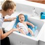 Skip Hop Coussin de Bain Bébé - Coussin Baignoire Bébé Baleine Rembourré Nouveaux-Nés, Anti-Dérapant - Coussin Bain, Douche & La
