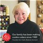 Ann Clark Cookie Cutters Ensemble de 2 emporte-pièces vol et voyage aérien avec livret de recettes, avion et nuage