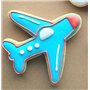 Ann Clark Cookie Cutters Ensemble de 2 emporte-pièces vol et voyage aérien avec livret de recettes, avion et nuage