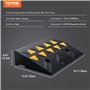 VEVOR Rampe de Seuil Hauteur 11 cm 2PCS Rampes Trottoir Caoutchouc Capacité Charge 15 tonnes Rampe Accès Fauteuil Roulant avec S