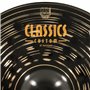 Meinl Cymbals Classics Custom Dark Ensemble de Cymbales avec Hihat 14", Crash 16" et Ride 20" pour Batterie – B12 Bronze, Finiti