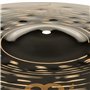 Meinl Cymbals Classics Custom Dark Ensemble de Cymbales avec Hihat 14", Crash 16" et Ride 20" pour Batterie – B12 Bronze, Finiti